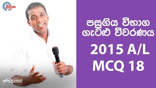 G.C.E. A/L Physics 2015 (Question 18) | භෞතික විද්යාව පසුගිය විභාග ගැටළු විවරණය
