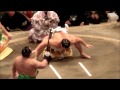 日馬富士 横綱土俵入り　スピード感とパワー！　Harumafuji Yokozuna Dohyo-iri