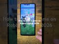 How to start a game on Roblox mobile 2026