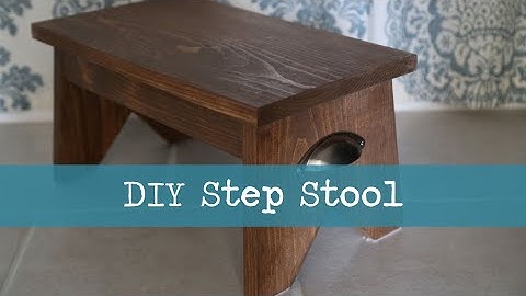 How to Make a Simple Step Stool