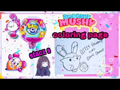 Squishy Coloring Pages | Coloringnori - Coloring Pages for Kids