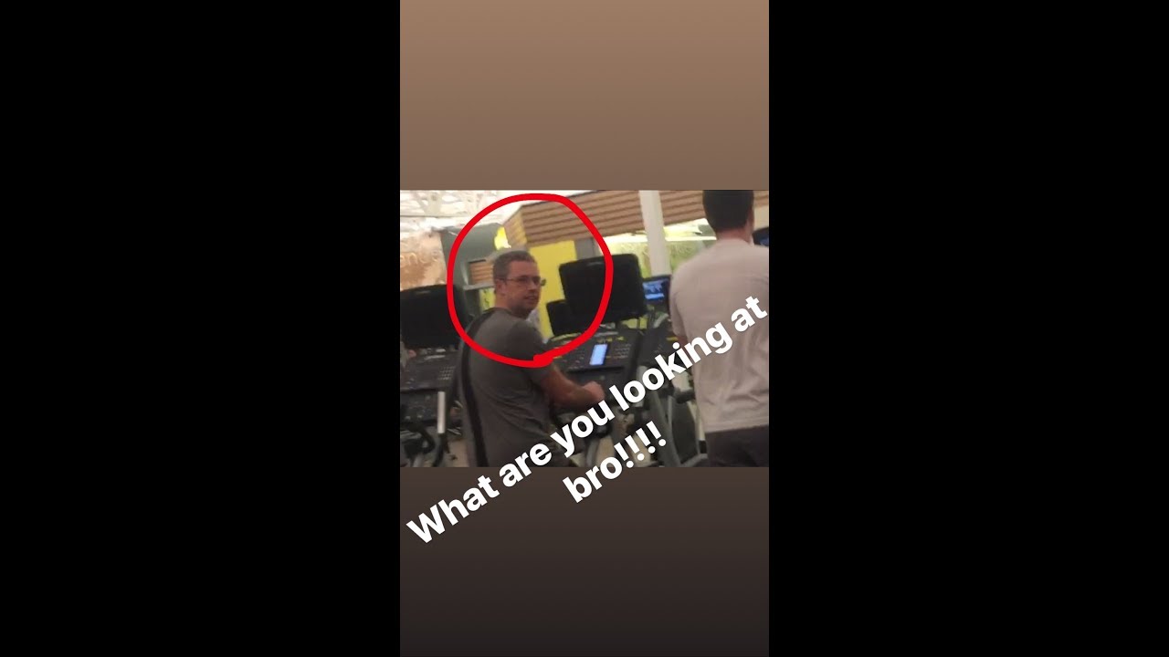 weird guy follows me around the gym ommiethehomie youtube