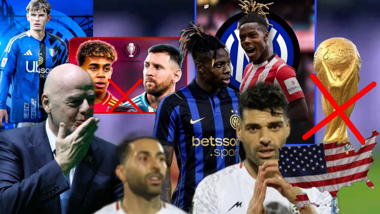 😳Nico williams négociation avec inter Milan prix...pas finalissima messi vs Lamine yamal