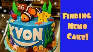 NEMO cake tutorial! (Underwater Sea theme)