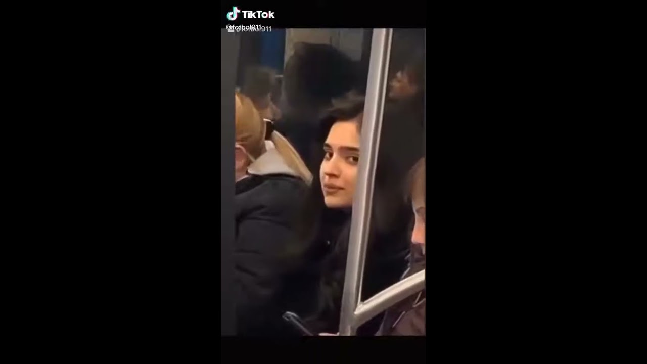Girl Staring On Her Crush And Boy Recorded It Cute In NYC