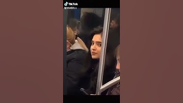 Girl staring on her crush and boy recorded it - Cute Girl in NYC