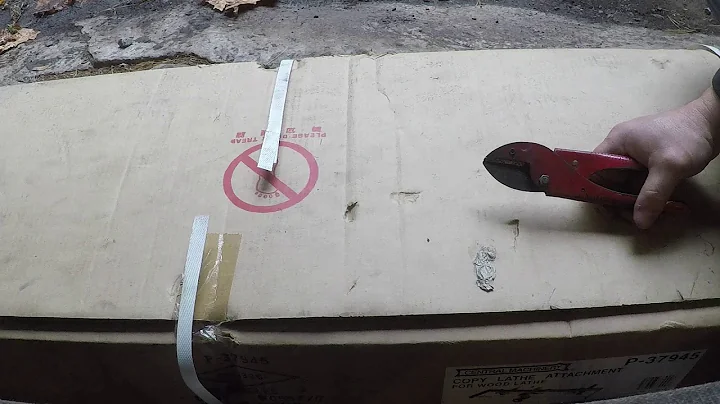 HARBOR FREIGHT WOOD LATHE COPY ATTACHMENT UNBOXING