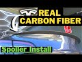 Tesla Model 3 | Model Y ⚡️ Spoiler Install + Review | Real Carbon Fiber 🔥 Hansshow