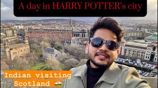 Indian student first day in Edinburgh🏴󠁧󠁢󠁳󠁣󠁴󠁿| Mysterious city of Scotland| Indian in UK