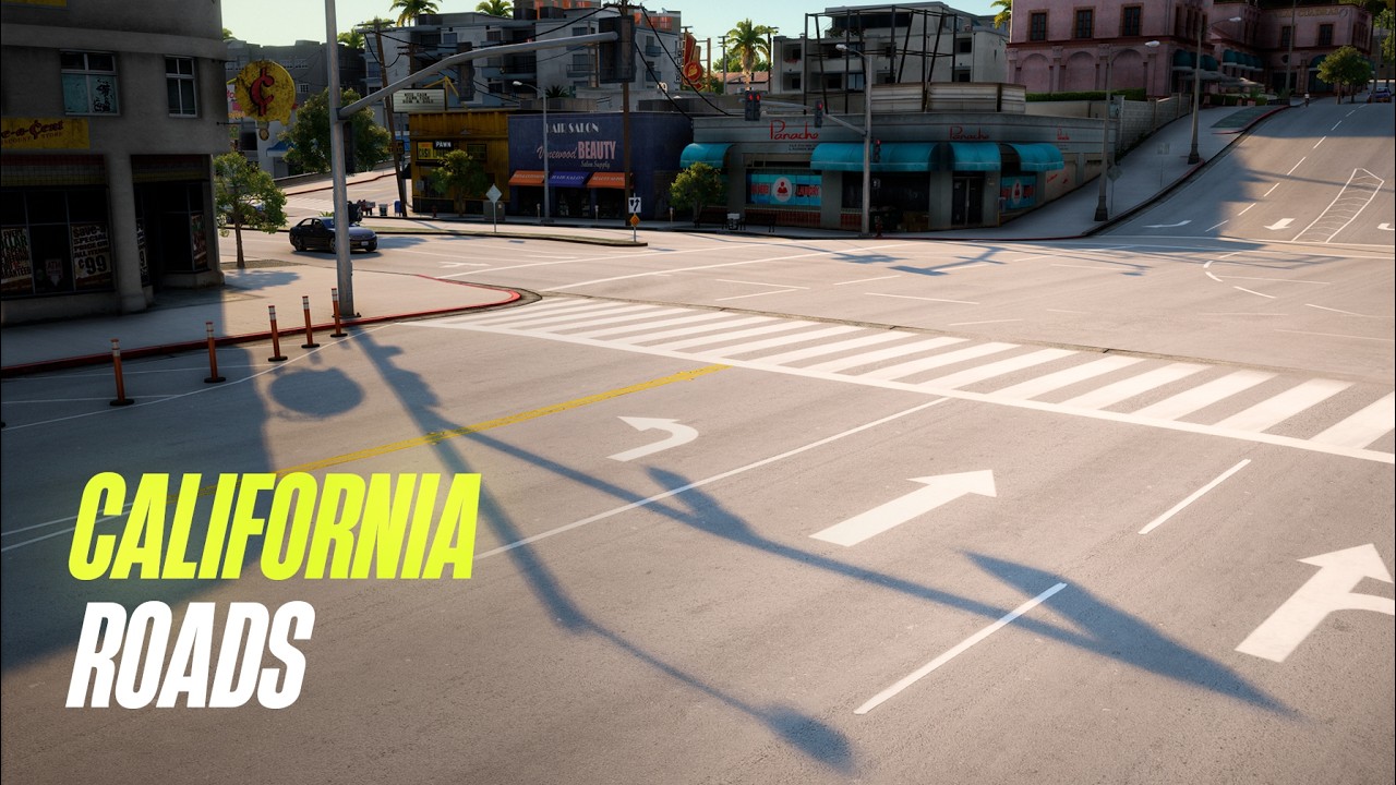 California Roads | New GTA V Roads Mod