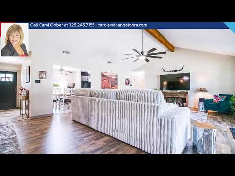 6200 Navajo Rd, San Angelo, TX home video tour