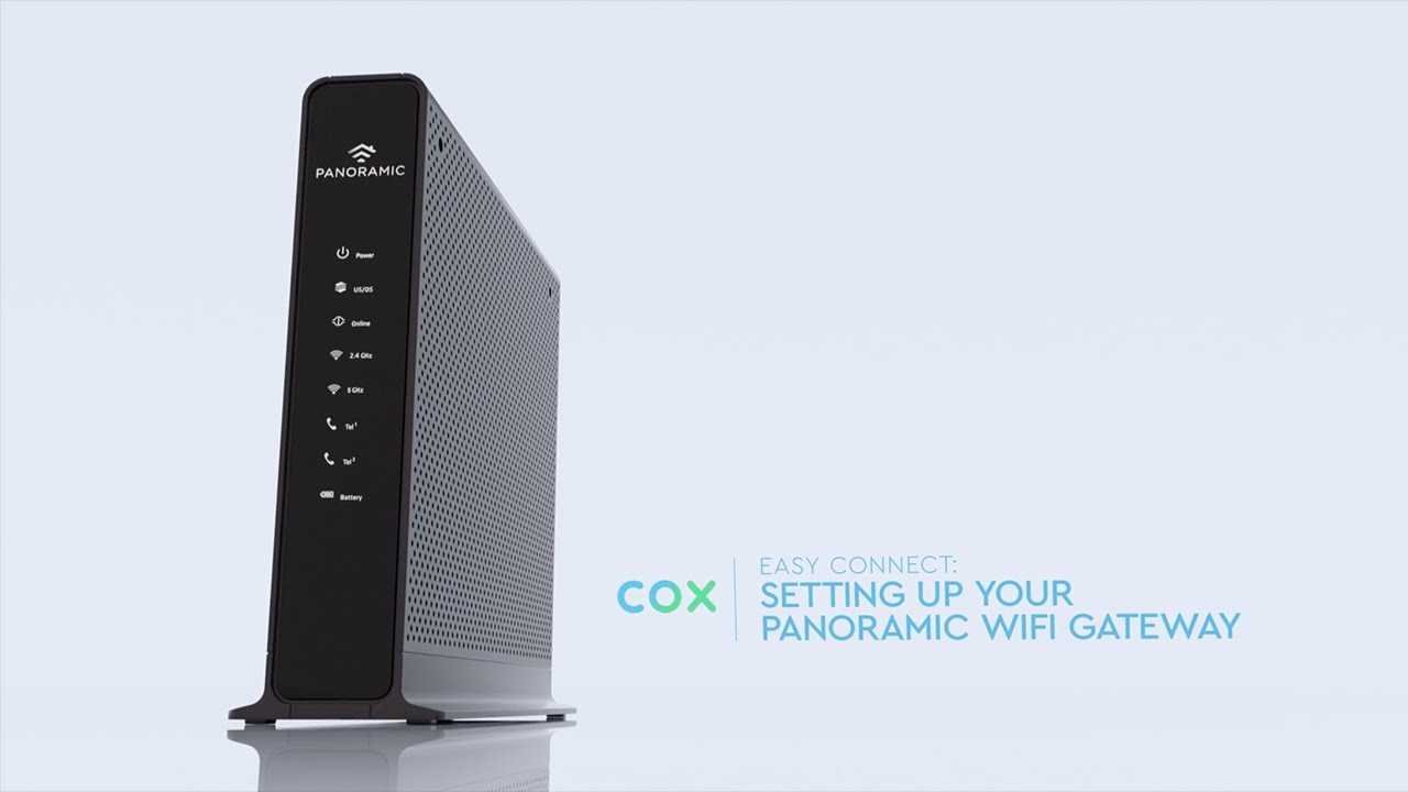 How to install your Cox Internet Panoramic Wifi Gateway (PW28)