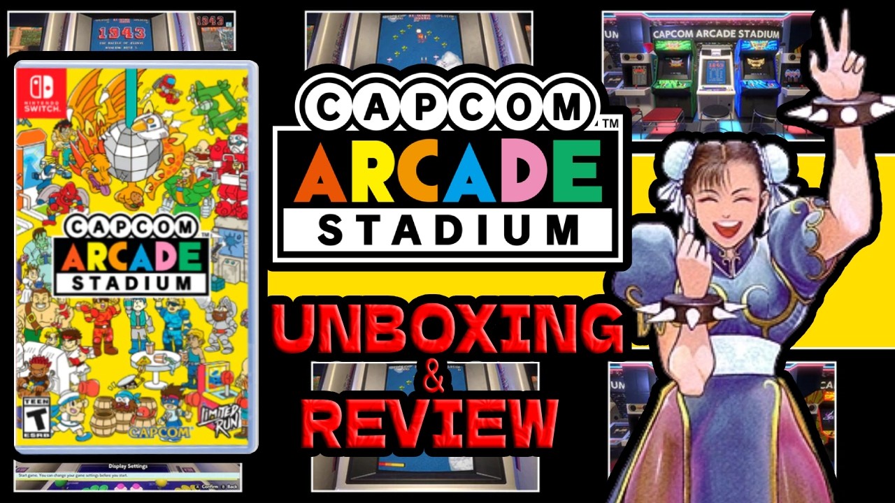 Capcom Arcade Stadium (Switch) Unboxing - YouTube