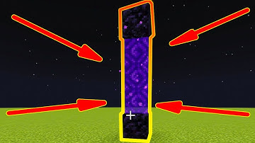 Smallest Working Nether Portal | Minecraft