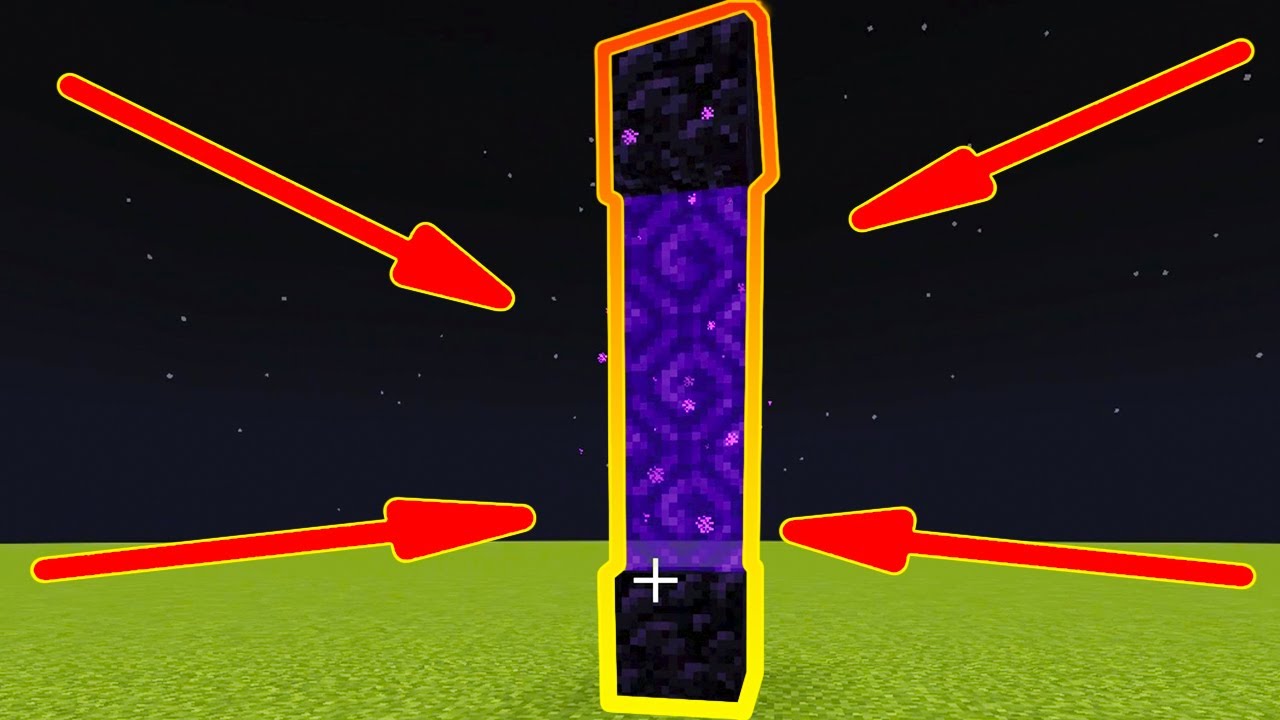 Smallest Working Nether Portal | Minecraft - YouTube