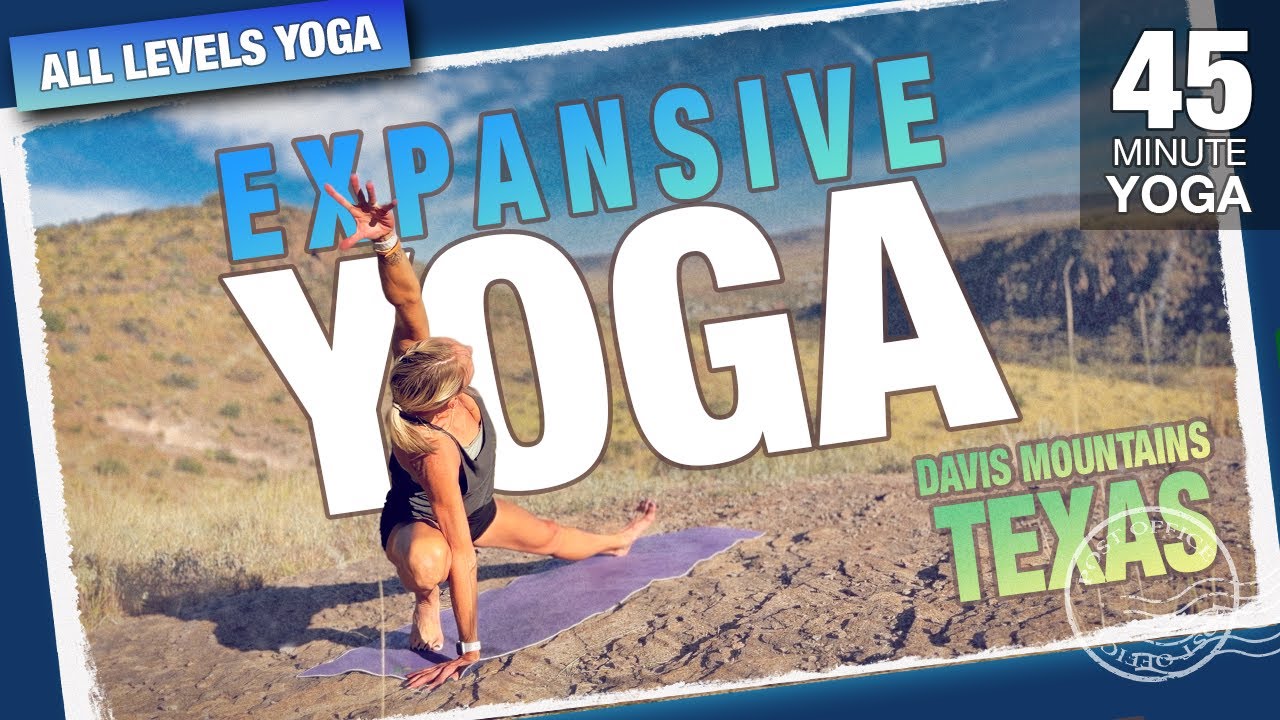 EXPANSIVE Yoga Class at Davis Mountains State Park in Texas - Five Parks Yoga