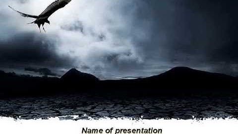 Attacking Eagle PowerPoint Template by PoweredTemplate.com