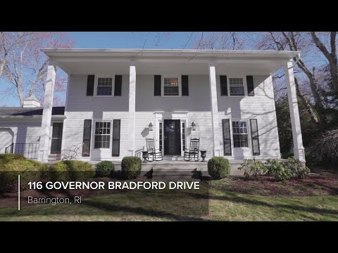 116 Governor Bradford Drive, Barrington, RI home video tour