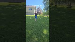 How different ages throw a ball