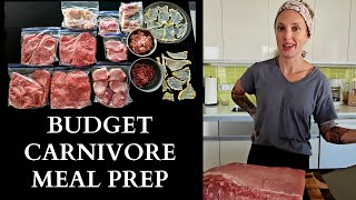 How I get the MOST for my money // Budget Carnivore Diet Meal Prep