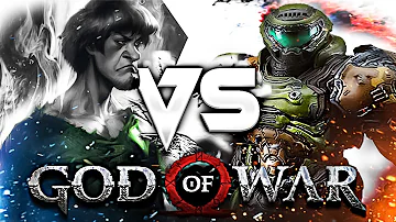 Ultra Instinct Shaggy Vs Doom Slayer - Ultimate Match Up in GOD OF WAR