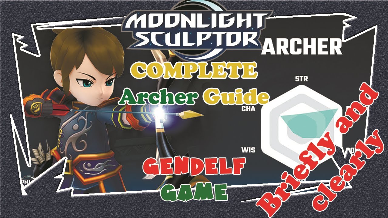 Moonlight Sculptor COMPLETE Archer Guide, Tips. Руководство по Лучнику. Советы. [English subtitles]