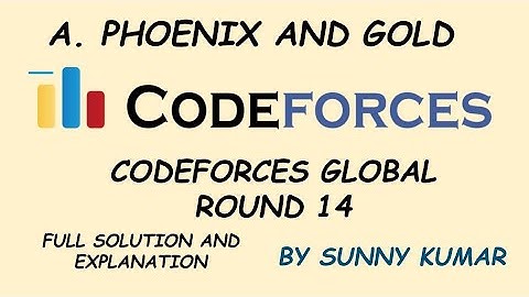 Phoenix and Gold | Maths | Prefix Sums | Problem A | Codeforces Global Round 14