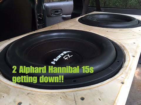 2 Alphard 15"s Hannibals Impressed me! (3X UNDERPOWERED!)
