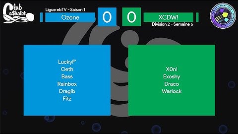 Commentary Ligue ebTV Saison 1 -  Division 2 - Ozone vs XCDW!