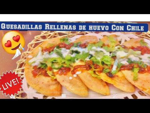 Quesahuevos  Rellenos  con Chile 🌶