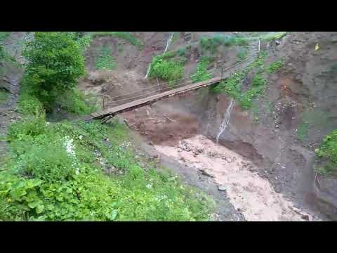 ქვედა თხილვანაში სტიქია აქტიურდება  ადიდებული მდინარე  ექსკლუზიური კადრები შე