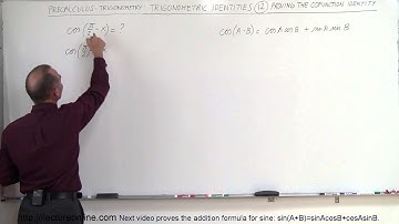 PreCalculus - Trigonometry: Trig Identities (12 of 57) Proving the Cofunction Idenity