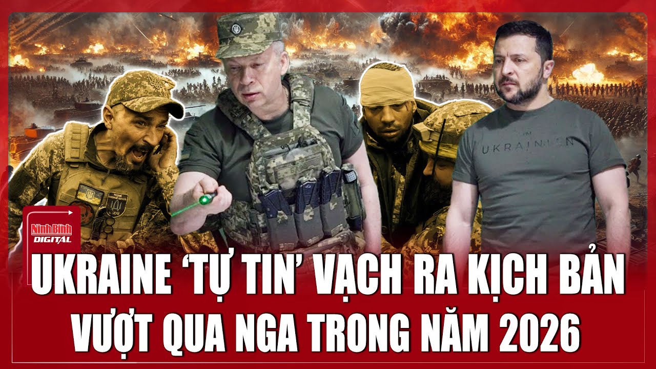 Mặt trận phía Nam rực lửa, Ukraine tự tin sẽ đánh bại Nga trong năm 2026 | Ninh Bình Digital