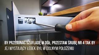 Regulacja szuflad "Starmotion" do kuchni Layman od mebleM4.pl