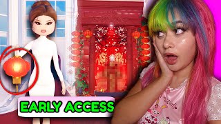 I Got "EARLY ACCESS" To The LUNAR NEW YEAR UPDATE... | ROBLOX Dress to Impress