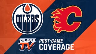 ARCHIVE | Oilers Post-Game Interviews vs. Flames
