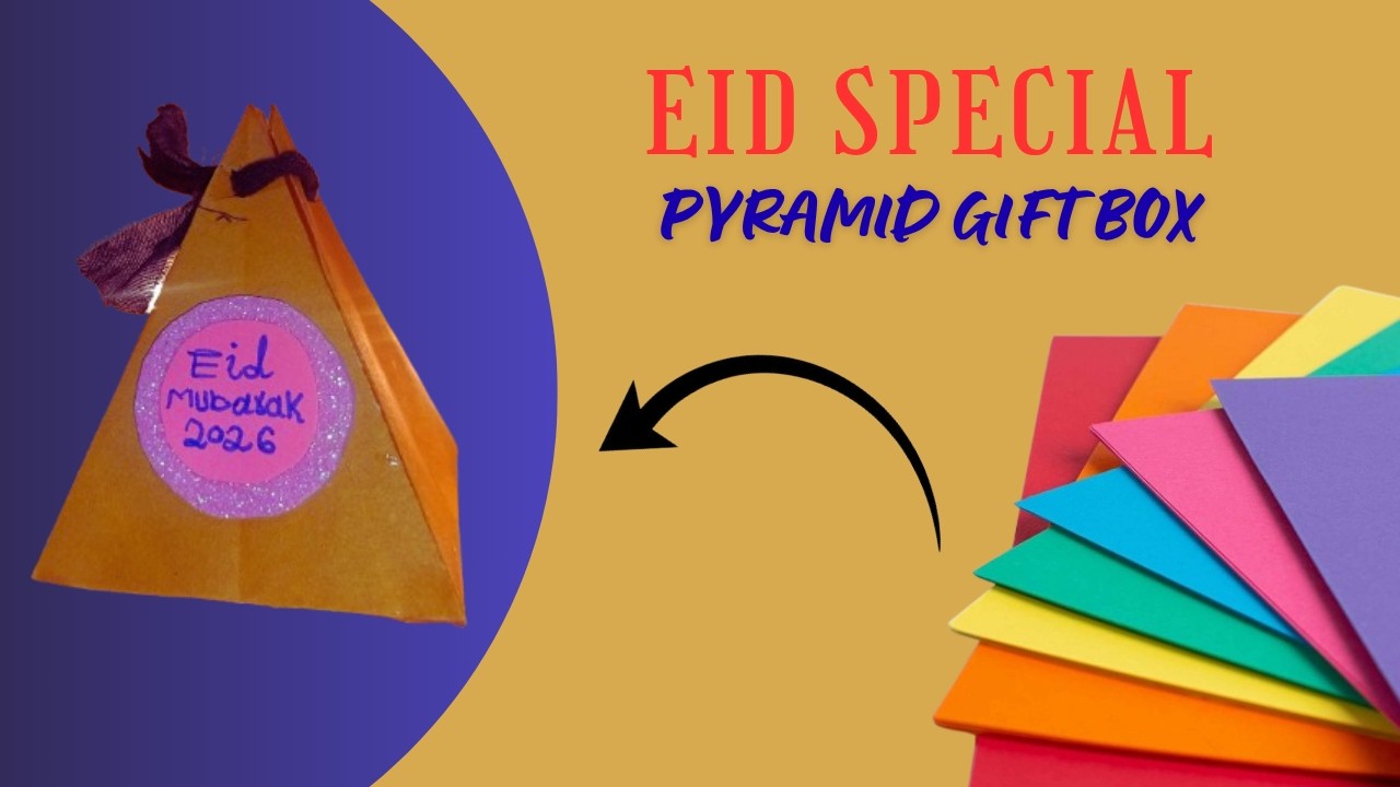 Pyramid Gift Packing Diy pyramid gift box tutorial 🎁 // Gift wrapping ideas 🎁 - YouTube