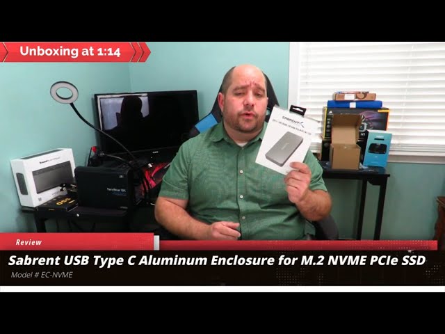 USB Type-C Aluminum Enclosure for M.2 NVMe SSD