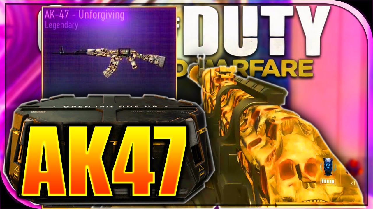NEW AK47 UNFORGIVING LEGENDARY GUN GAMEPLAY! Supply Drop Gun DLC! (Best AK47 Variant)