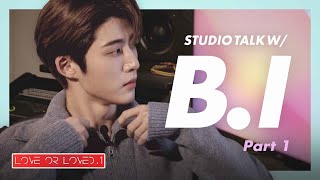 Studio talk with B.I (Part 1) | 잠이 잘 오는 아늑한(?) 작업실에서 한빈이가 직접 들려주는 음악 이야기 🎧