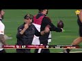 Iowa state coach matt campbell freaks out on the sideline after oklahoma avoids penalty