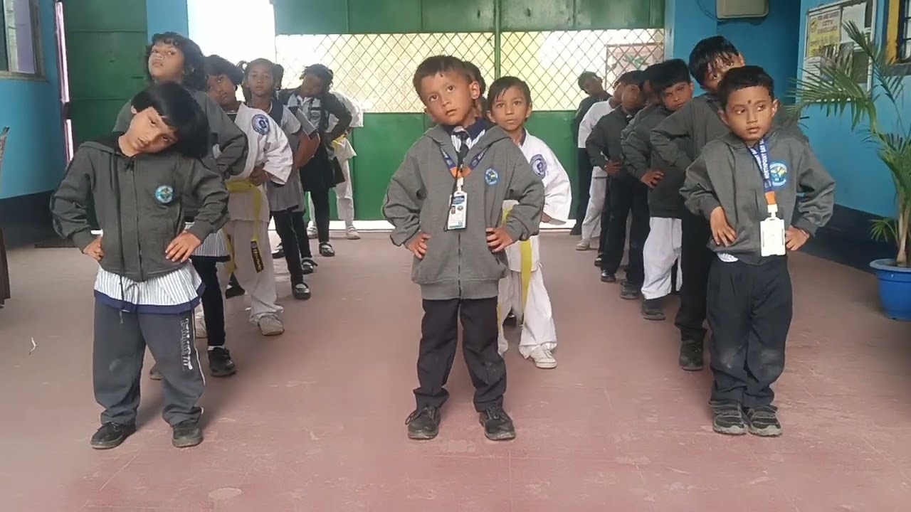 Karate basic training