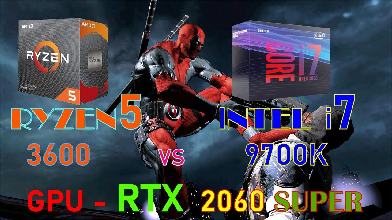 Ryzen5 3600 vs i7 9700k| GPU-RTX 2060 SUPER| GAMING