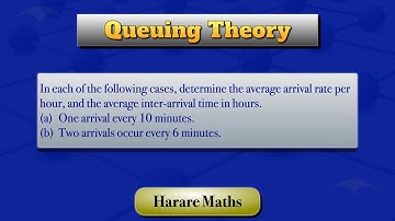 Queuing Theory | Arrival Rate