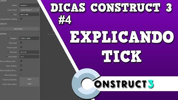 Construct 3 - Dicas #4 - Entendendo Tick #construct 3 #c3