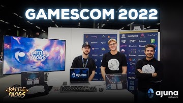 Ajuna Network at @gamescom.global 2022 | Playing BattleMogs Demo