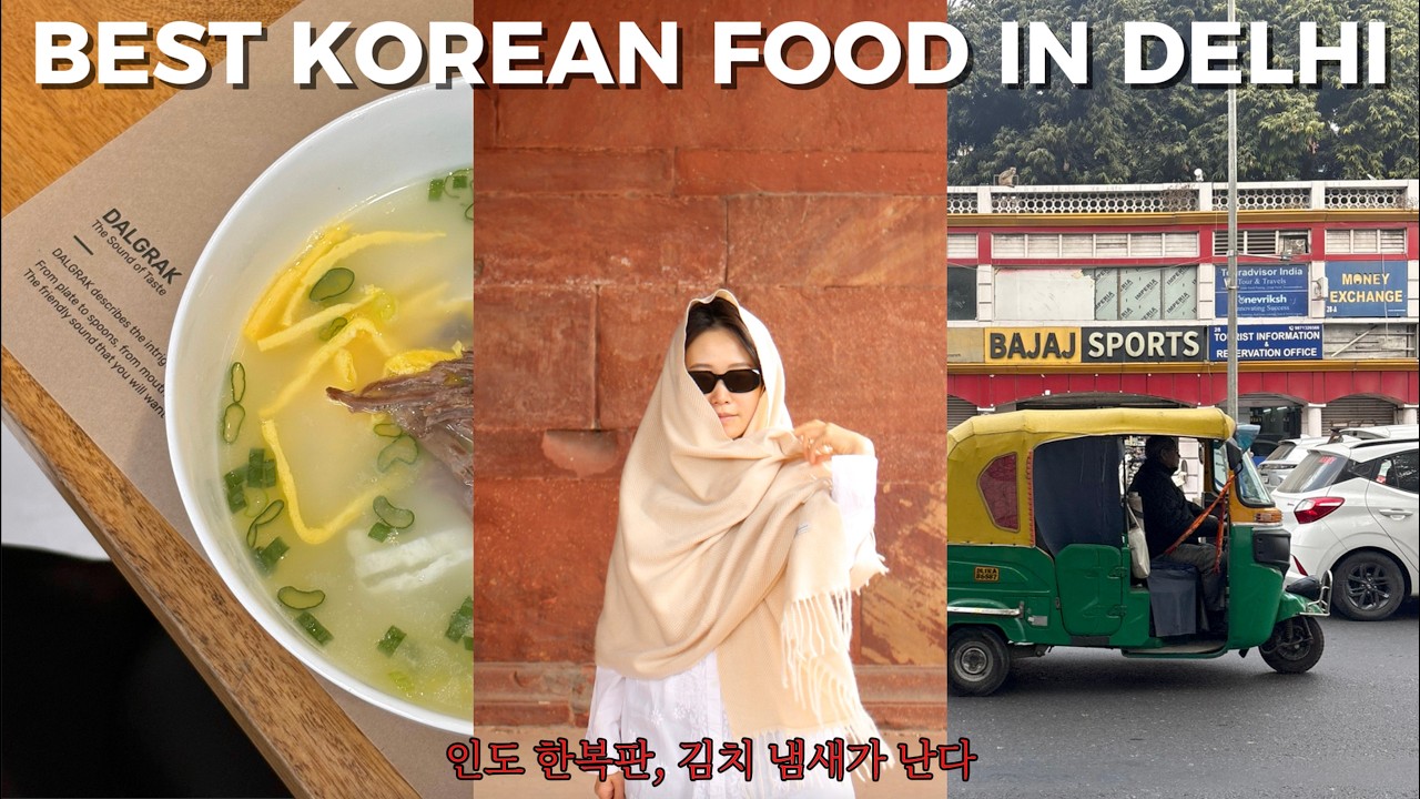 vlog l 인도 최고의 한식당을 찾아서 (feat. Dalgrak)