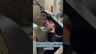 Video of Using Diamond Sanding Belts to Polish Workpiece