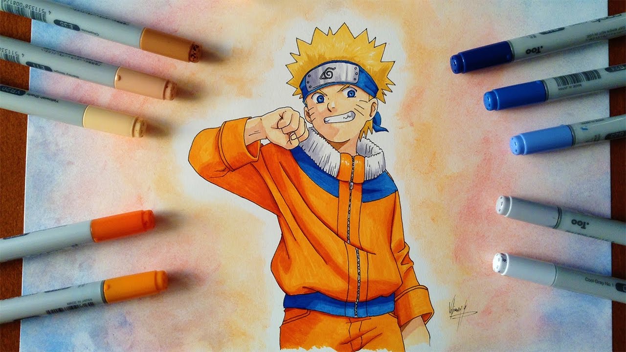 Disegno Drawing Naruto Uzumaki Youtube