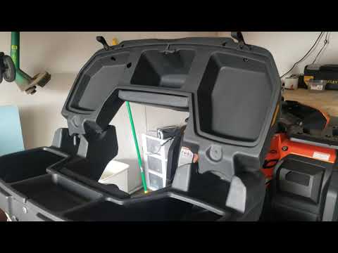 2020 cforce 600 atv box install and review